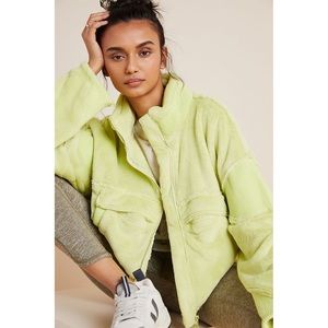 Free People NWT Seeing Stars Fleece Jacket Xsmall